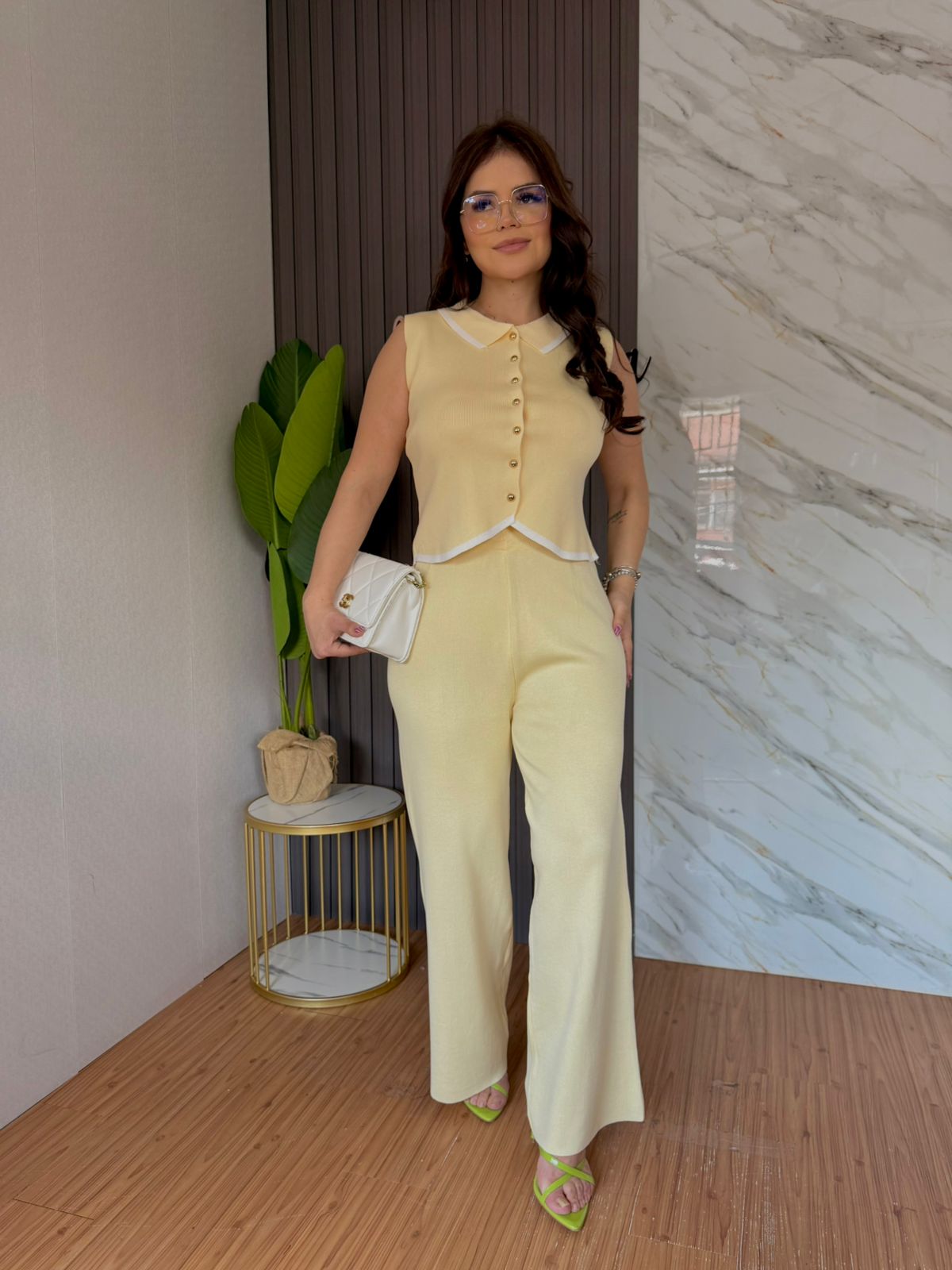 set chaleco y pantalon